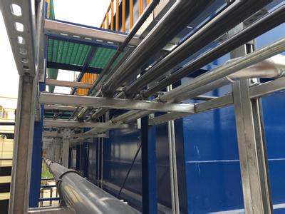 污水处理工程中管廊架 污水处理工程中管廊架